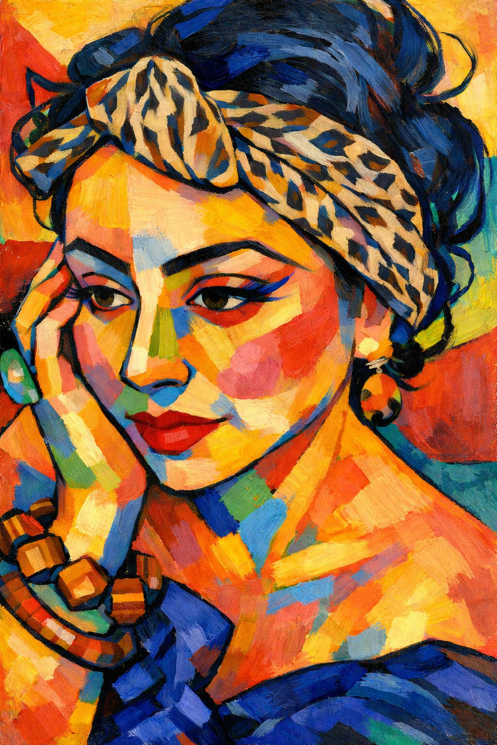 Retrato abstracto de Gabriela Madrigal